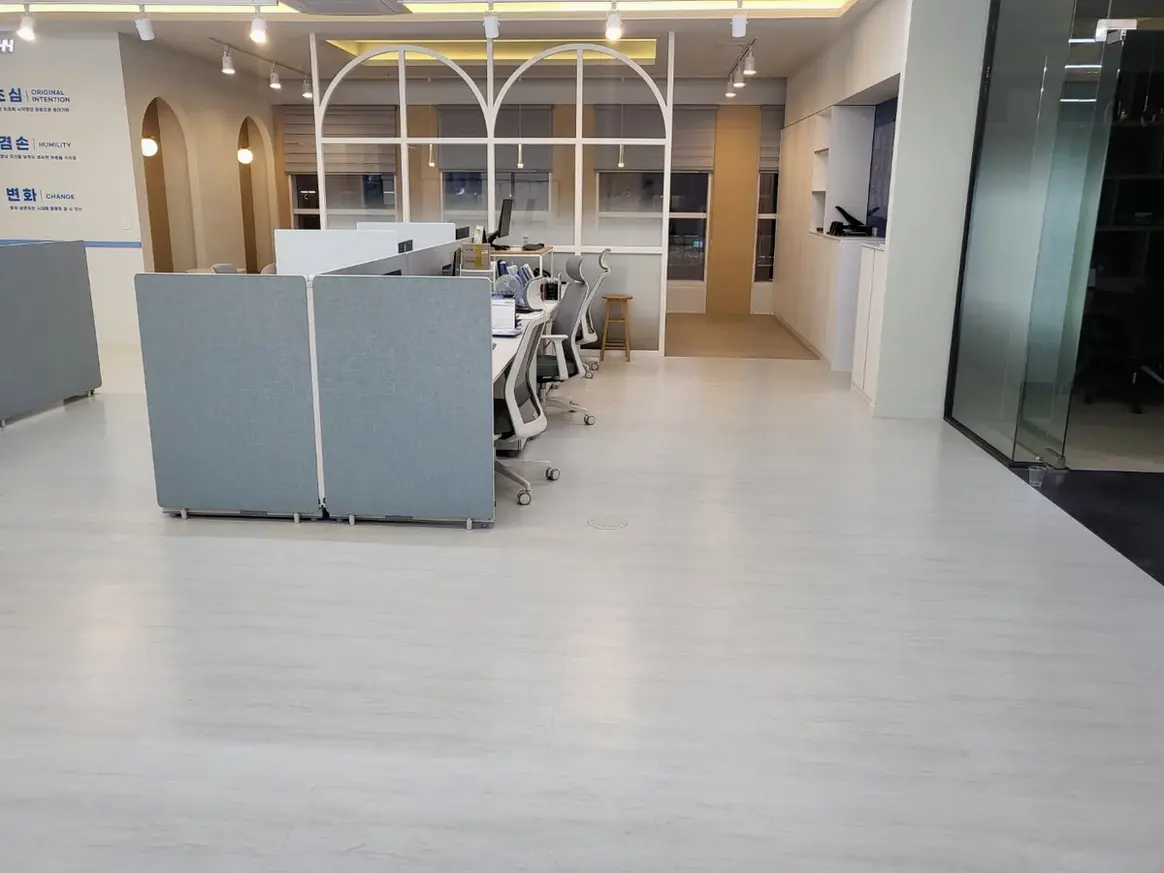 보성군 겸백면 사업장 복도·대기 동선 야간 위생청소 사례 - 행진크린
